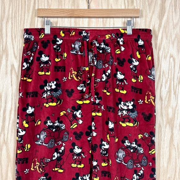 Disney Mickey & Minnie Mouse Fleece Pajama Pants NEW - Picture 2 of 7